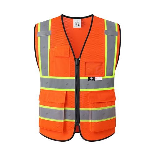Image of Safety Vest for Men Women Reflective Construction Vest