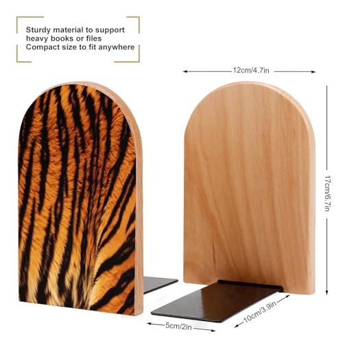 Sujetalibros de madera universal para solucionar la caída de libros pesados 3