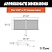 CURT 18110 48 x 20-Inch Tray Hitch Cargo Carrier, 300 lbs Capacity, 1-1/4, 2-In Adapter Shank, CARBIDE BLACK POWDER COAT