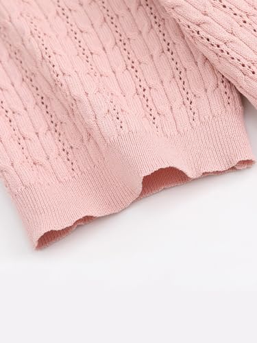 Image of Wowcarbazole Womens Summer Tops Short Sleeve Casual Crew Neck Fashion T Shirts Knit Pullover Sweater Trendy 2024