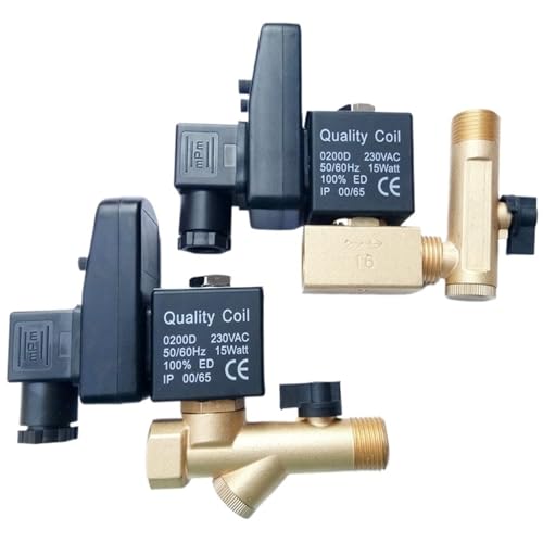 Électrovanne de purge 1/2 élimine l'eau stagnante de l'air comprimé 220V - 4