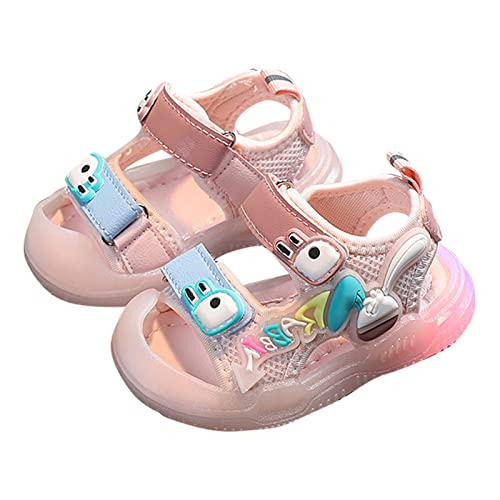 Toddler Kids Baby Girls Boys Sandals Girls Shoes Soft Sole Colorful Bright Light Baotou Sandals Toddler Boy Sandals 53