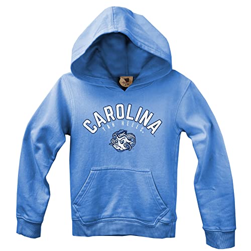 Wes and Willy NCAA Kids Fleece Hoodie North Carolina Tar Heels M NC Blue