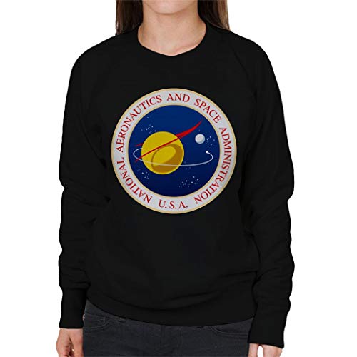 Image of All+Every NASA Seal Insignia Women's Sweatshirt Black