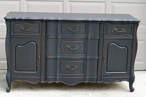 Retique It Chalk Furniture Paint by Renaissance DIY, Poly Kit, 07 Gothic Grey, 32 Ounces