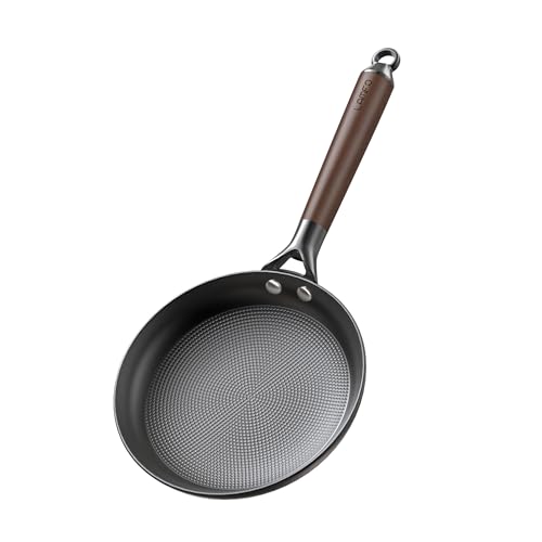 Image of LAMFO 8" Cast Iron Skillets, Non Stick Frying Pan with Removable Handle, Oven & Dishwasher Safe Cooking Pan Compatible with All Stovetops