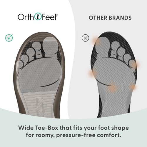 Image of Orthofeet Women's Orthopedic Sahara Adjustable Three-Strap Slide Sandal