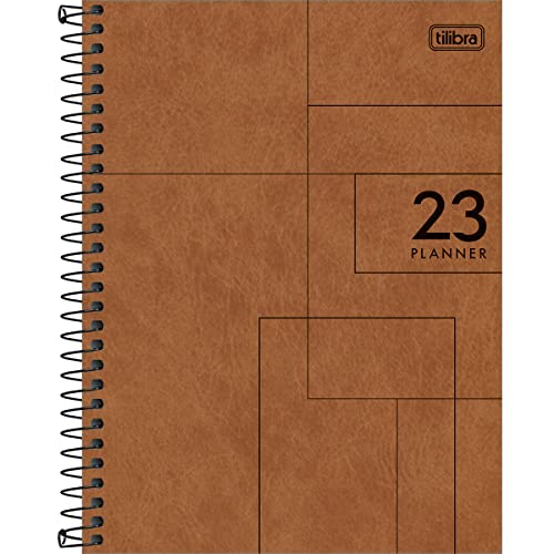 Planner Espiral 17,7 x 24 cm Prátika 2023 - Caramelo - Tilibra