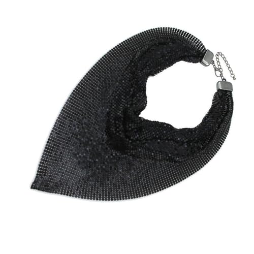 Woman Alloy Scarf Wedding Masquerade Neck Scarf Lightweight Scarf With Sequins For Banquet Decorative Supplies Alloy