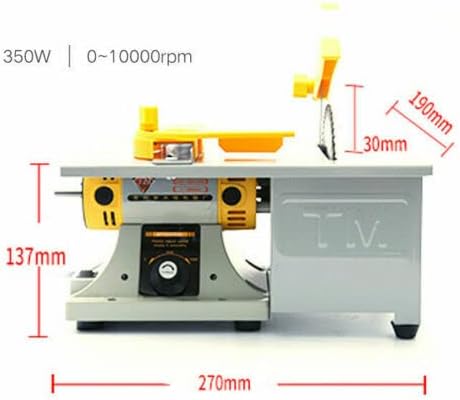 Miniatura 7 de AC110V 350W Gem Jewelry Rock Pulishing Machine - Kits de pulidora de torno de banco (110)