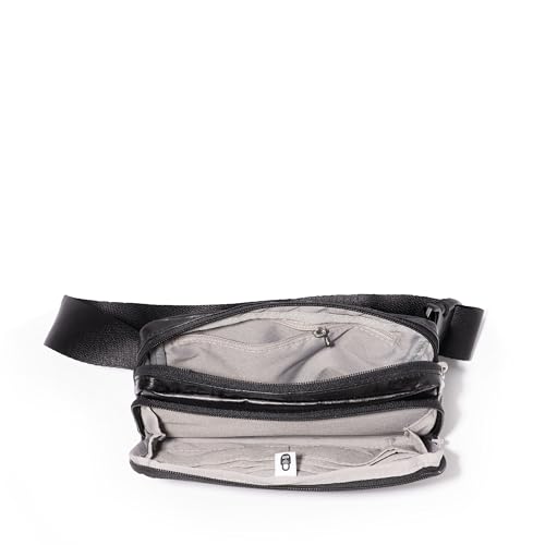 Image of Baggallini Modern Belt Bag 5x8 Travel Fanny Pack Sling Bag Waistpack w /RFID Card Holder Water-resistant Crossbody Bag
