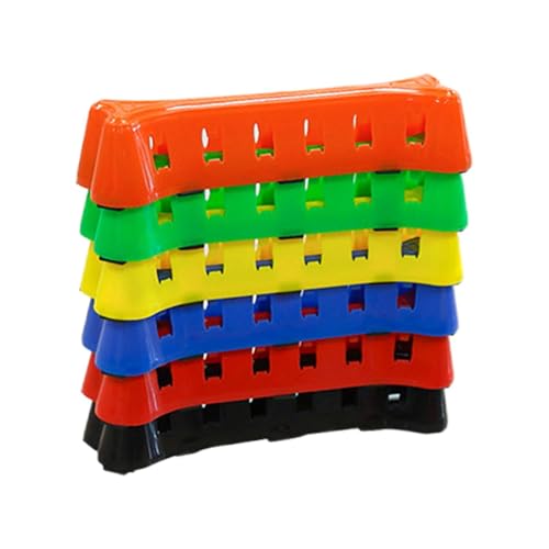 Jouets empilables antidérapants pour parcours de motricité dans le jardin