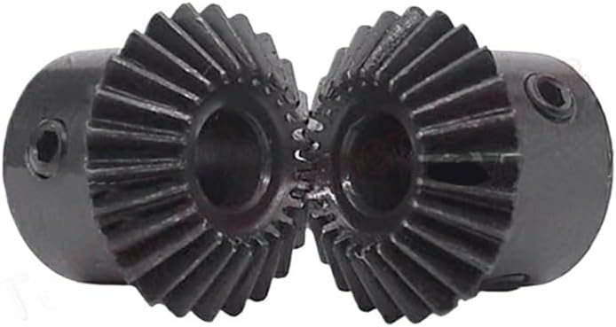 1個 1:1 ベベルギア 2M 30歯ギア 90度噛み合い角度 スチールギア ネジ M5 ボア 12 12.7 14 15 16 1