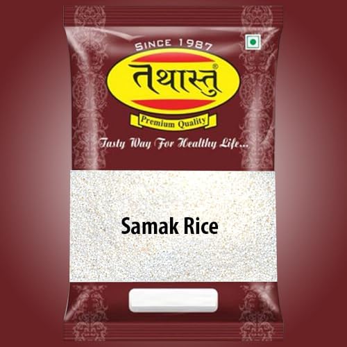 TATHASTU Samak Rice | Samak Chawal For Fast | Samvat Ke Chawal | Barnyard Millet | Vari | Bhagar for Vrat | Navratri Upwas Rice | (संवत के चावल/सावा चावल) (500gm)