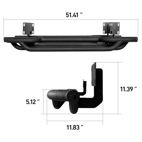 Estribo lateral de acero para Ford F250/F350 1999-2016 miniatura 3