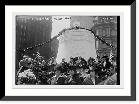 Historic Framed Print, Schiff - Morgan - Vogel - Whalen - Hylan, 17-78" x 21-78"