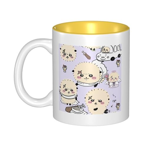 マグカップ ちいかわ ラッコ コーヒーカップ 陶磁器 ミルクコップ おしゃれ 持ちやすい 耐熱 耐冷 人気 かわいい プレゼント 母の日 記念日 電子レンジ対応 330ml