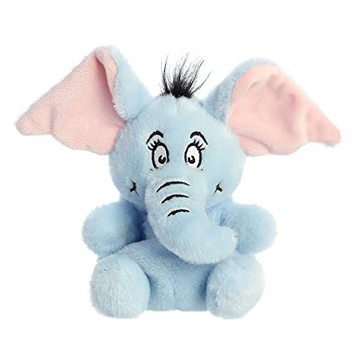 Aurora® Whimsical Dr. Seuss™ Palm Pals™ Horton Stuffed Animal - Officially Licensed Plush for Imaginative Play - Perfect for Kids and Adults - Blue 4.5 Inches by Aurora - Used condition - US$7.89