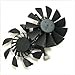 WWWFZS Wentylatory graficzne, 1 para wentylatorów chłodzących T129215SU, pasuje do ASUS Geforce GTX 780 Directcu II GTX780-DC2OC-3GD5 chłodzenie radiatorów, wentylatory graficzne karty graficzne wentylatory karta graficzna wentylator chłodzący karta graficzna