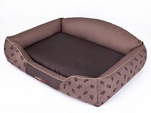 Hobbydog Sofá Cama para Perro con Patas King 84 x 65 cm, marrón Claro Cover