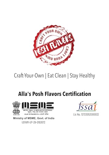 Image of Alla's Posh Flavors COMBO - Greek Yogurt Culture & Yogurt Strainer | Thick, Creamy, Nutrient Rich | 100% Veg | Make Protein Rich Yogurt at Home Easily | Make Batch-after-Batch | Lab Tested Cultures | Great Consistency from First Time (Culture + Strainer)