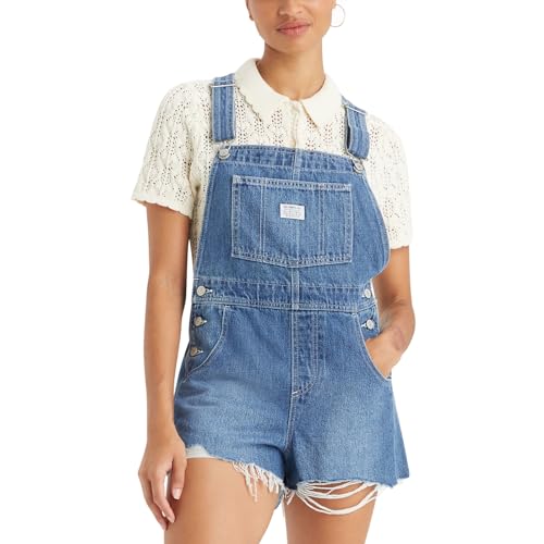 Levi's Women's Vintage Shortalls (Also Available In Plus), (New) Mend Me Not, Medium