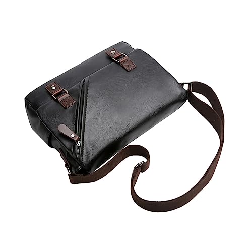 1pc Men All-purpose Briefcase Multi-function Storage Bag Casual Office Outdoor Shoulder Bag Versatile Travel Satchel for