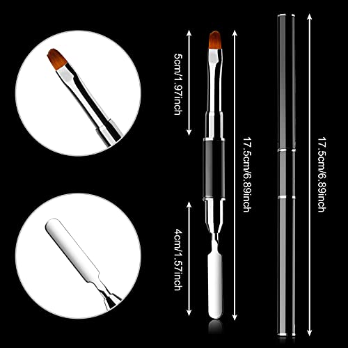 240 Pieces Poly Extension Gel Dual Nail Form Stiletto Nail Molds Coffin False Nail Extension Form With Dual-Ended Nail Brush Nail File 5 Pieces Nail Form Clips For Manicure Nail Design Salon Home Diy #TOP2