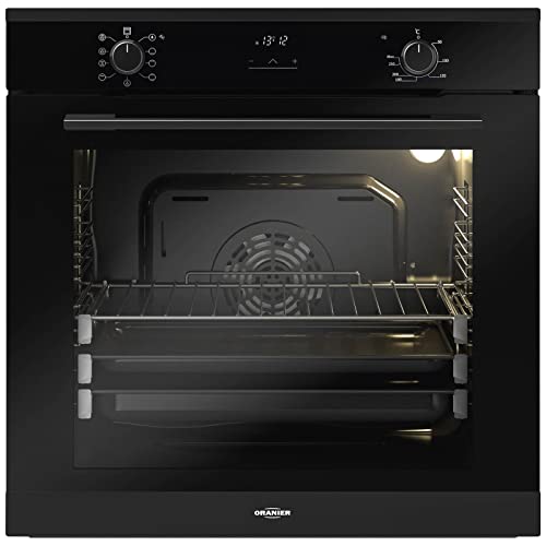 Oranier Einbaubackofen Set Induktion - autarker Backofen EBS 9936 schwarz mit Kochfeld 80 cm Dunstabzug Abluft-Umluft… – Bild 3