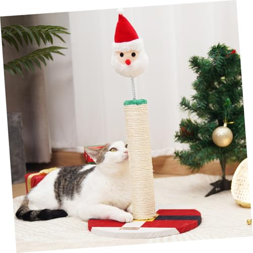 Rascador para gatos interior poste escalable con sisal miniatura 7