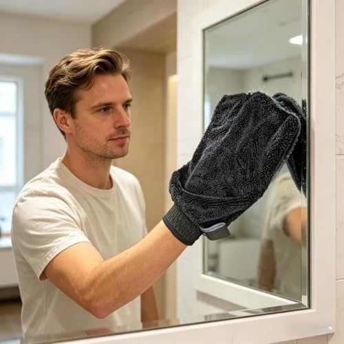 Gant de Nettoyage de Véhicule pour VW Sagitar chiffon lavage double face microfibre auto