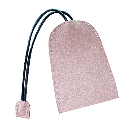 ihreesy PU Leather Car Key Case,Portable Car Keychain Case Universal Car Key Holder Hanging Key Fob Protector Cover for Cars SUVs Trucks,Pink