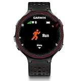 Garmin Forerunner 235 - Reloj con pulsómetro en la muñeca, Unisex, Color Negro y Rojo, Talla única