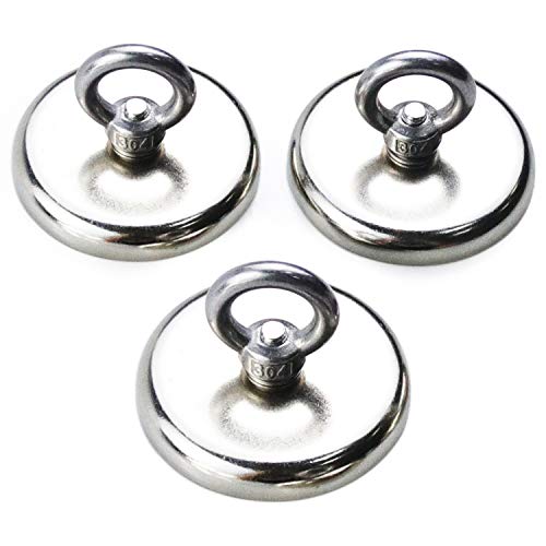 Fishing Magnets,180 LBSPulling Force Rare Earth Magnet for Your Kitchen,Refrigerator and Other Magnetic Surfaces