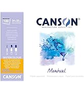 Bloco Jumbo Textura Fina A4+ 200g/m², Canson, 60807353, Montval, 100 Folhas