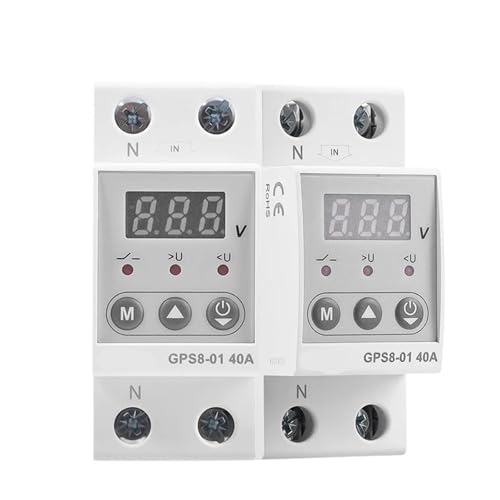 Protector de sobrecorriente GPS8 para riel DIN dispositivo contra sobretensión 220V 63A 3
