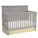Delta Children Easton 4-in-1 Convertible Baby Crib, Grey