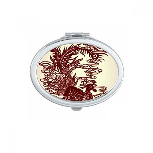 Miroir phénix chinois de poche compact, le cadeau idéal - 2