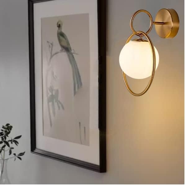 Image of Wall Lamp Chandelier Pendant Light, Home Decor for Bedroom, Living Room, Hallway, Cafe, Hotel, Restaurant (DOUBLERING Wall LAMP with LED Bulb Pack of 1)