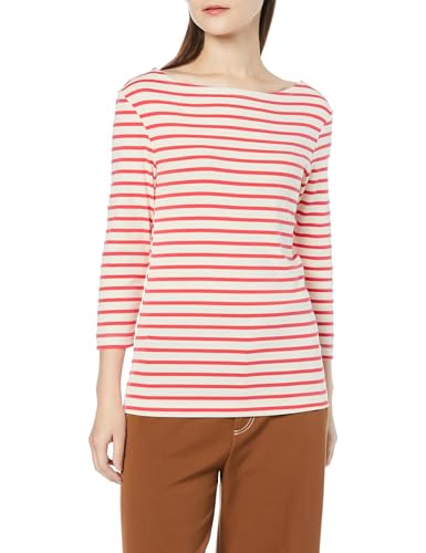 Image of Amazon Essentials Women's Slim-Fit 3 /4 Sleeve Boat Neck Tops Cotton Modal T-Shirt