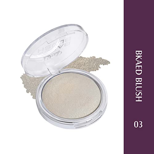 Image of Glam21 Baked Blusher | Highly Pigmented, Long Lasting | Illuminating Glow Finish | Smooth & Blendable Texture |Stays up to 8 hours | For All Skin Types | 6gm | Shade-03