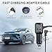 6.5ft DC3.5 Car Charger Adapter for Furrion FOS07TADS Vision S Monitor Power Supply Cable，Fast Charging Cord Replacement for FOS48TA-BL FOS48TAPK-BL Hitch Wireless Backup Camera Charging Cable