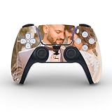 Customized Full Body Vinyl Skin Stickers Decal Cover for PS5 Controller with Personalized Photo