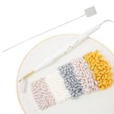 Set di punteruoli da ricamo regolabile per adulti principianti, fai da te per tappeti e calzini, vestiti, artigianato creativo