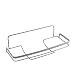 Produktbild Metaltex 350420039 Küchenrollenablage 33 x 15 x 11 cm Polytherm Eureka