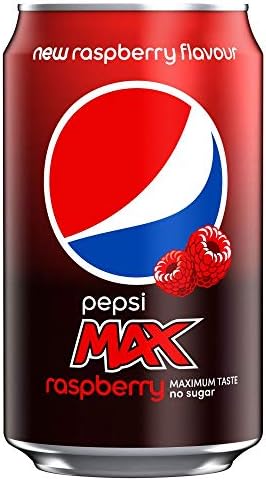 Pepsi Max Raspberry Cans 330ml Pack of 24