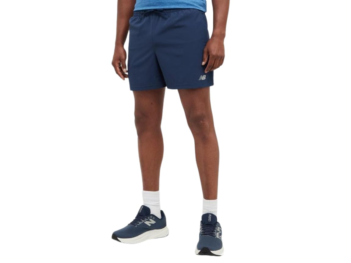 New Balance Men's Nb Navy Sport Essentials 5" Shorts, M