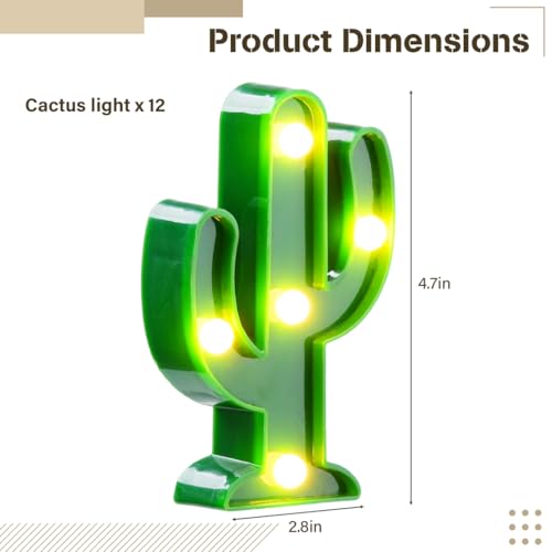 Lampe LED cactus décoration chambre et table de nuit - 2