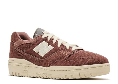 New Balance New Balance 550 Men's Shoes, Pecan/Crimson, Size 9.5