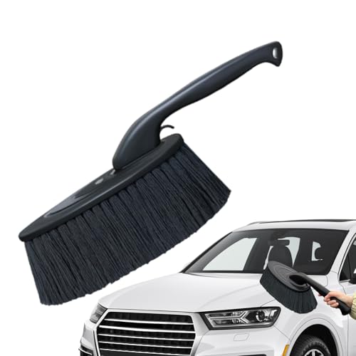 Cepillo de polvo para coche, para exteriores, cepillo suave para limpieza de polvo, para camión, sedán, minivan detallando la mopa, protección del color, instrumento de mantenimiento para viajes
